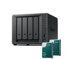 Pachet NAS Synology DiskStation DS423+ & 2 x HDD HAT3300-4T 